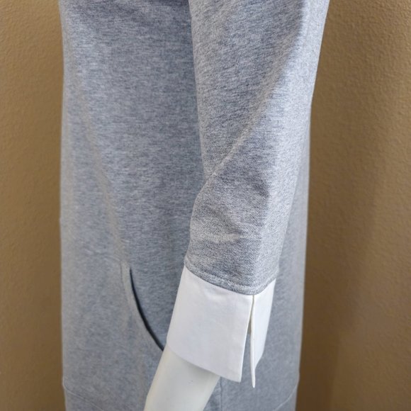 SOFT SURROUNDINGS Heather Gray Corryn Sweatshirt Dress~Size S~NWT - Picture 6 of 12